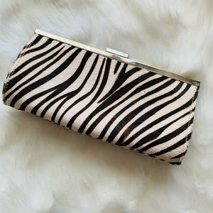 Steve Madden Zebra Print Clutch